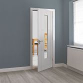 jb kind mistral 1 light white primed internal door denim walls lifestyle