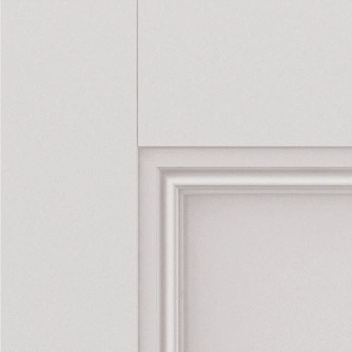 jb kind osborne white primed internal panelled door close up
