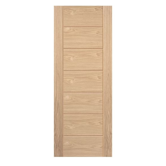 JB Kind Palomino Contemporary Unfinished Oak Veneer Internal Door