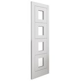 jb kind quattro 4 light glazed white primed internal moulded door angled