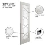 jbk quartz contemporary glazed white door detail
