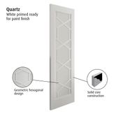 jbk quartz contemporary white door detail
