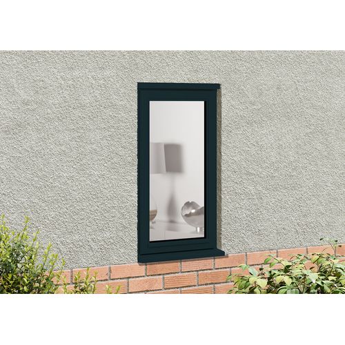 JELD WEN Stormsure Anthracite Grey Left Hand Timber Casement 1 Panel Double Glazed Window   625mm x 1045mm lifestyle