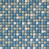 Johnson Tiles Jewelstone Topaz Gloss Glass and Natural Stone Wall Tile