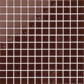 Johnson Tiles Teres Mosaics Chestnut Gloss Glass Wall Tile