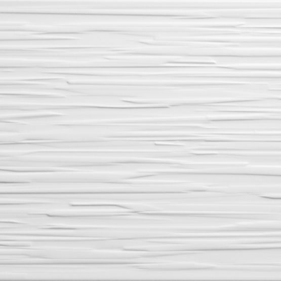 Johnson Tiles Polar White Linear Satin Glazed Ceramic Wall Tile