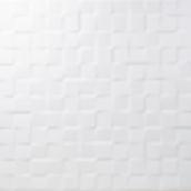 Johnson Tiles Tundra White Dimensions Satin Glazed Ceramic Wall Tile