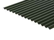 Cladco Corrugated 13/3 Profile 0.5mm PVC Plastisol Coated Sheet - Juniper Green BS12B29