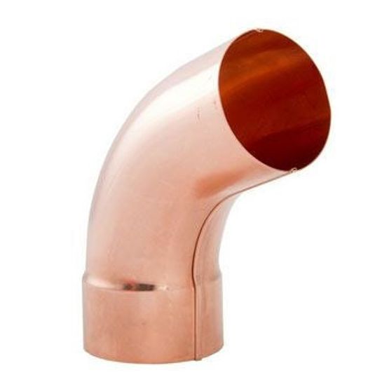 lindab copper circular downpipe socket bend