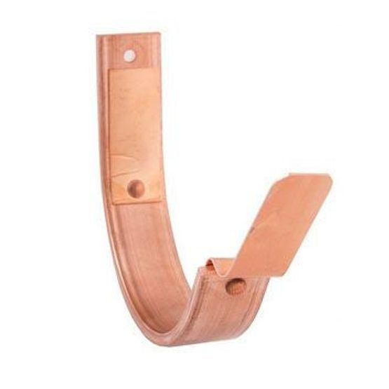 lindab copper gutter half round fascia bracket