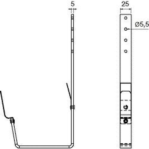 lindab-flex-rafter-bracket-140mm-technical-drawing