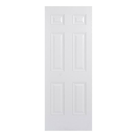 LPD Colonial Victorian Fully Finished White Composite Front Door