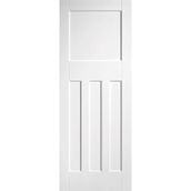 LPD DX 1930s Edwardian 4 Panel White Primed Internal Door
