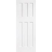 LPD DX 1960s 6 Panel White Primed Internal FD30 Fire Door