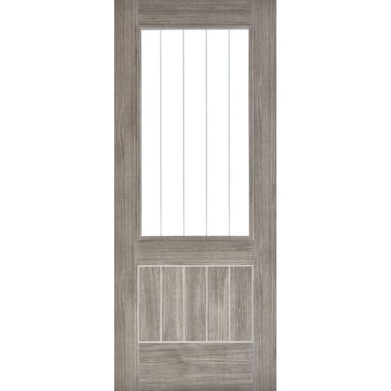 lpd mexicano light grey laminate glazed door