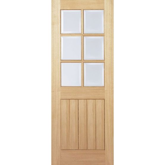 lpd mexicano oak 6 light glazed door (1)