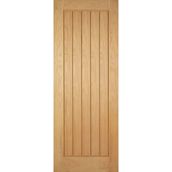 LPD Mexicano Panel Fully Finished Oak Internal Cottage FD30 Fire Door