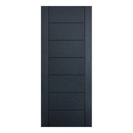 LPD Modica Contemporary Fully Finished Anthracite Grey Composite Front Door