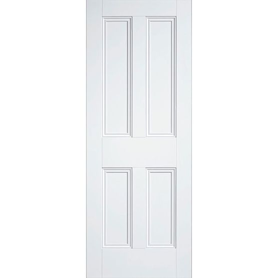 lpd nostalgia victorian 4 panel white primed door