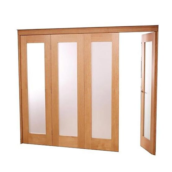 lpd nuvu roomfold oak internal folding sliding door kit