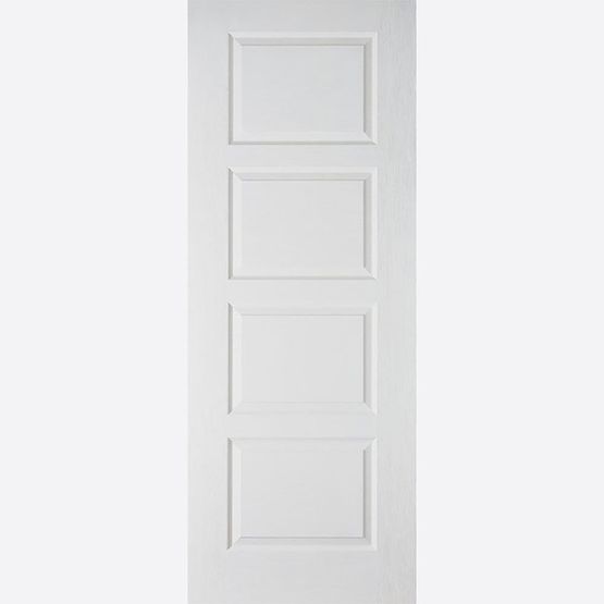 lpd texcon4p white moulded contemporary panelled door