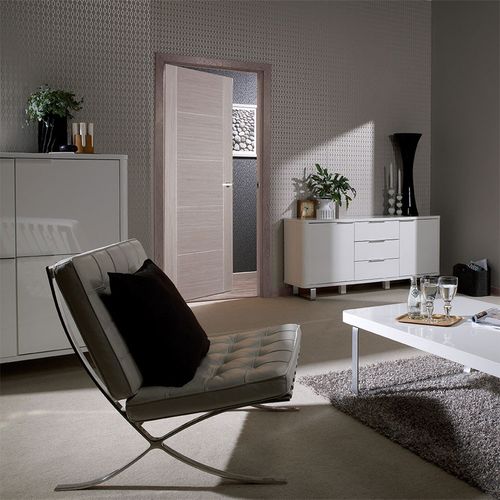lpd vancouver light grey 5 panel flush door grey living room lifestyle