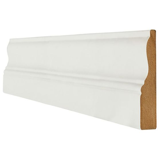 LPD White Primed Ogee Architrave   2200mm x 70mm (87 inch x 3 inch)