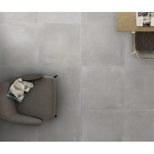 Madox Grey Porcelain Floor Tile situ