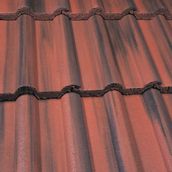 Marley Concrete Double Roman Cloak Verge Half Roof Tile