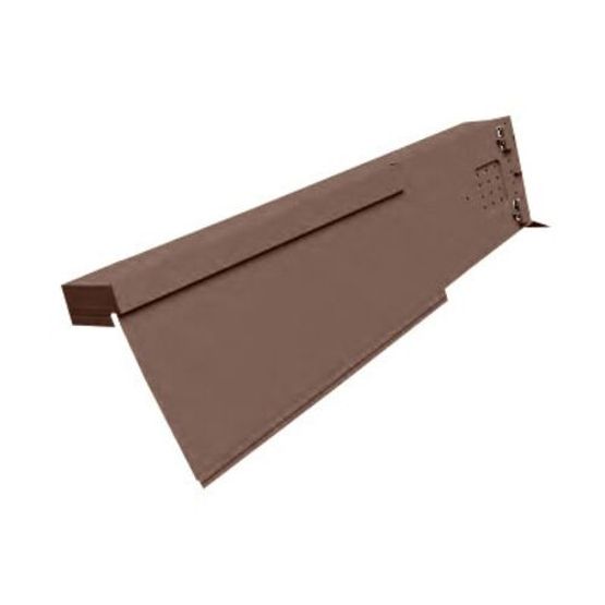 marley universal dry verge unit in brown   left hand 51653