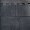 Mocha SS04F Spanish First Quality Natural Slate Roof Tile in Black