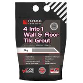 Norcros Adhesives 4 Into 1 Wall & Floor Golden Jasmine Tile Grout - 5KG