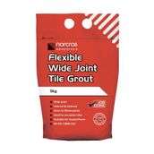 Norcros Adhesives Flexible Wide Joint Steel Grey Tile Grout - 5KG