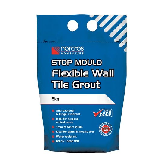 Video of Norcros Adhesives Stop Mould Wall White Tile Grout - 5KG