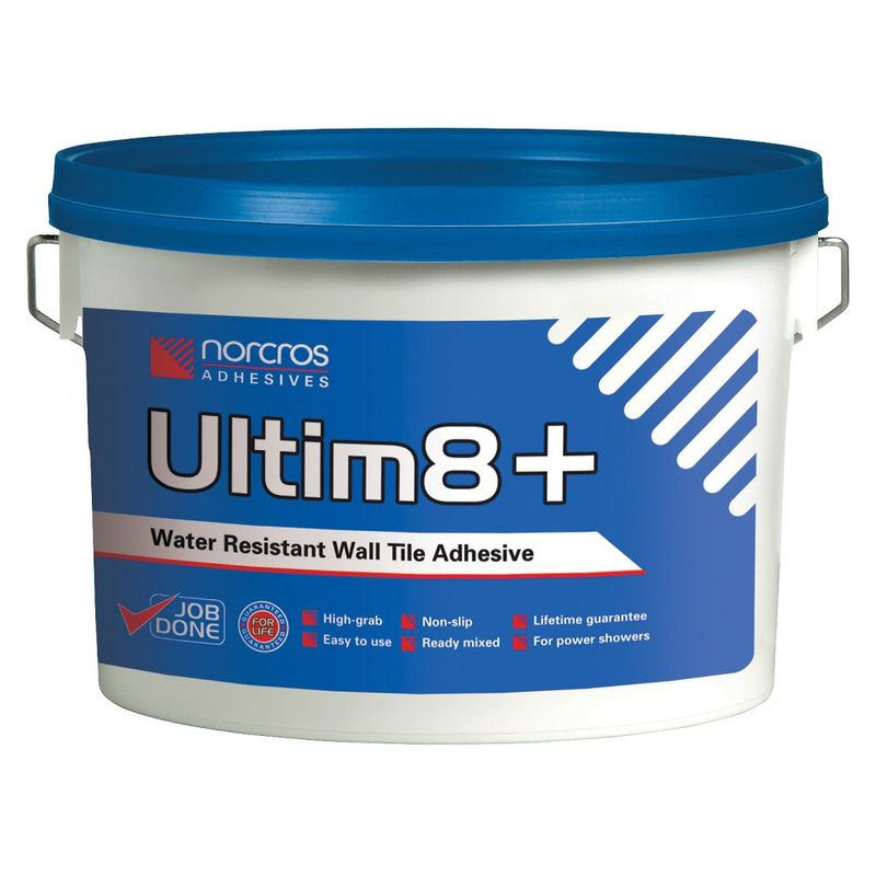 Norcros Adhesives Ultim8 Water, Shower Wall Tile Adhesive