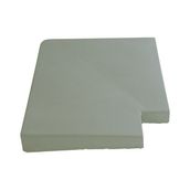 Once Weathered 50-75mm Interior Return Concrete Coping Stone by Eurodec