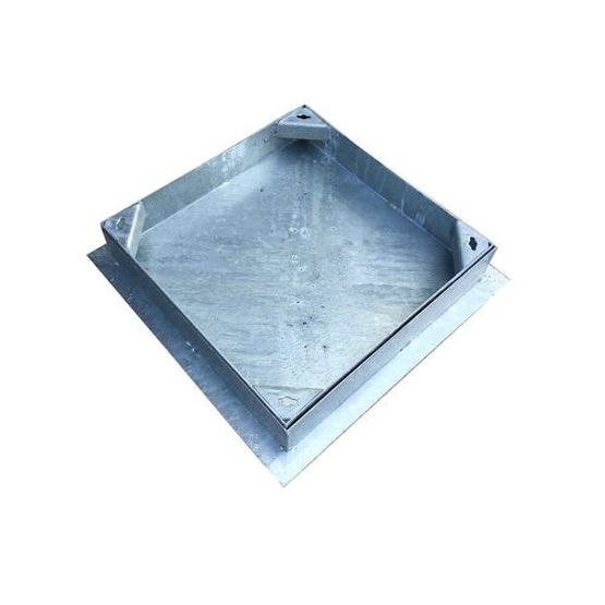 recessed manhole cover frame for block paving