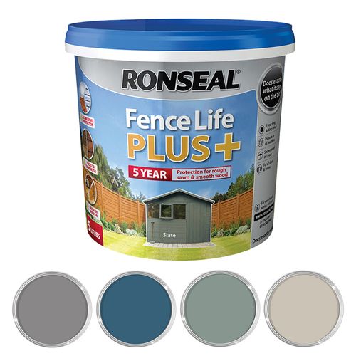 ronseal fence life plus primary swatches