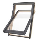 RoofLITE+ Solid Pine Centre Pivot Roof Window 