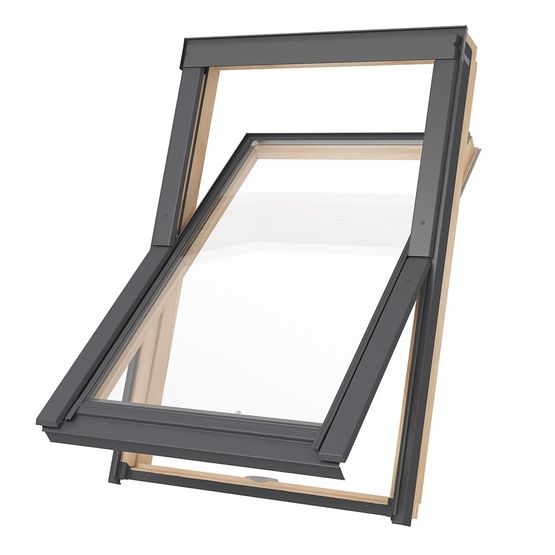 rooflite+ solid pine centre pivot roof window primary