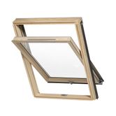 rooflite+ solid vision pine high pivot roof window internal 1