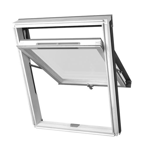 rooflite+solid vision white high pivot roof window primary