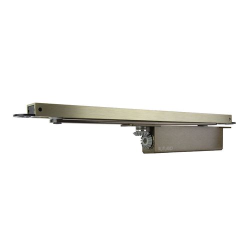 Rutland ITS.11204 Concealed Cam Action FD120 Fire Rated Door Closer with SA Connector Bar Antique Brass
