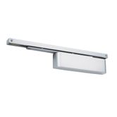 Rutland TS.11204 Cam Action FD60 Fire Rated Door Closer with Semi radius Cover & Sidearm Silver