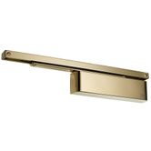 Rutland TS.11205 Cam Action FD60 Fire Rated Door Closer with Semi radius Cover & Sidearm Electro Brass
