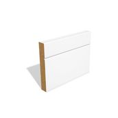 Door Superstore White Primed Pencil Round V Grooved Skirting Board - 119mm x 2100mm
