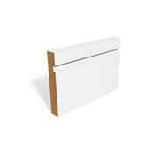 Door Superstore White Primed Grooved Skirting Board - 119mm x 2100mm