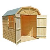 Shire Barn Shiplap Apex Shed - 7ft x 7ft (2050mm x 1980mm)