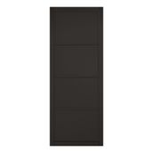 LPD Soho 4 Panel Black Primed Internal Door