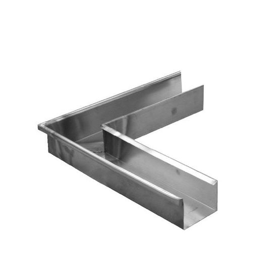 stainless steel gutta box external corner